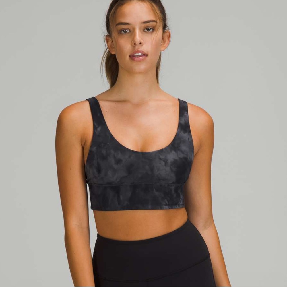 Lululemon Black Tie-Dye Sports Bra